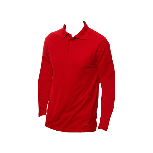 POLO BW CABALLERO MANGA LARGA - Artículos Promocionales MAS RECIO